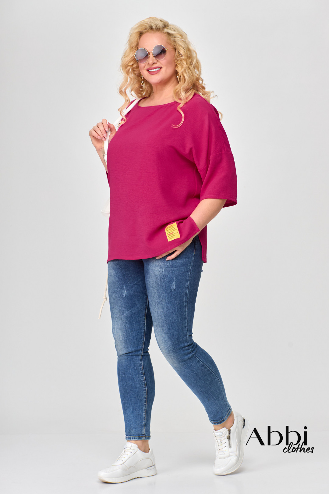 Блузка Abbi style 4007 фуксия - фото 1